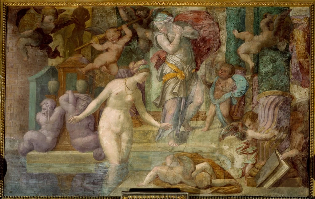 Venere alla fontana, Galleria Francesco I - Chateau de Fontainebleau